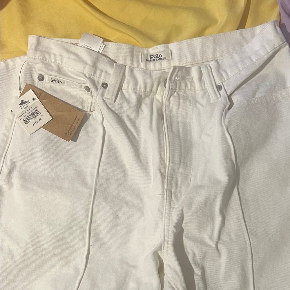 Polo by Ralph Lauren White Flare Jeans